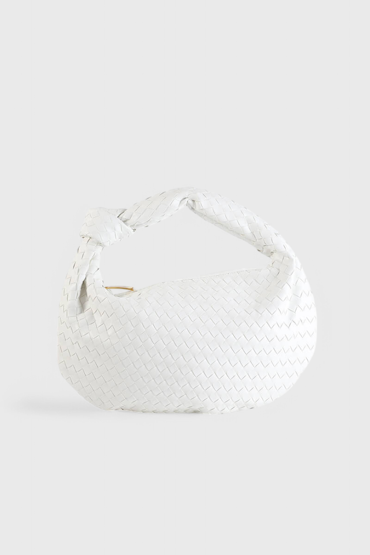 SAGE | BOLSO DE HOMBRO MEDIANO TEJIDO